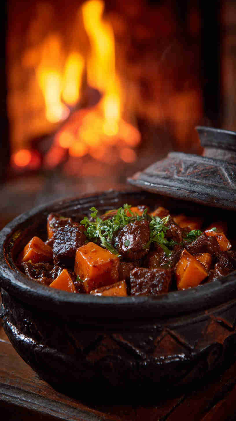 Crockpot Beef and Sweet Potato Stew