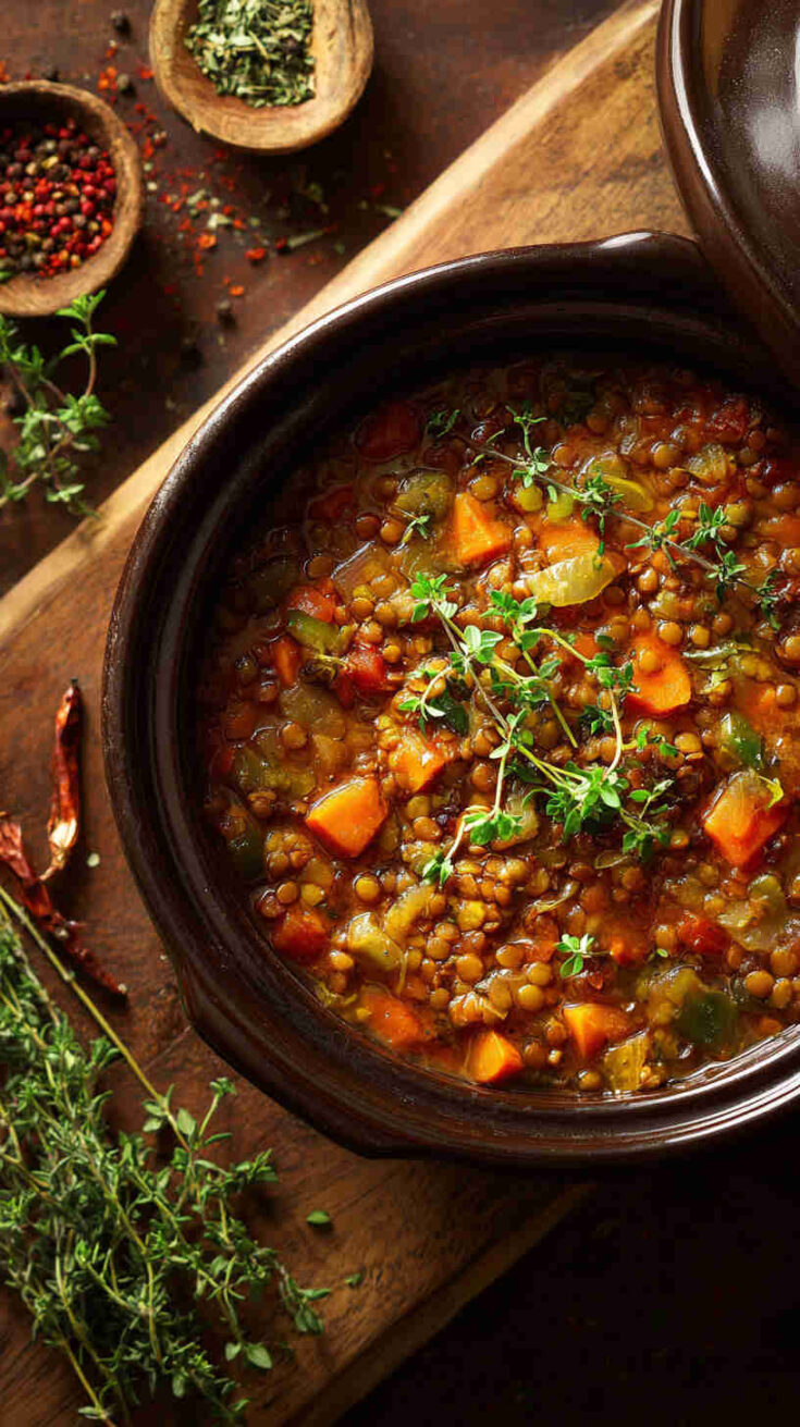 Crockpot Cauliflower Potato Curry Stew