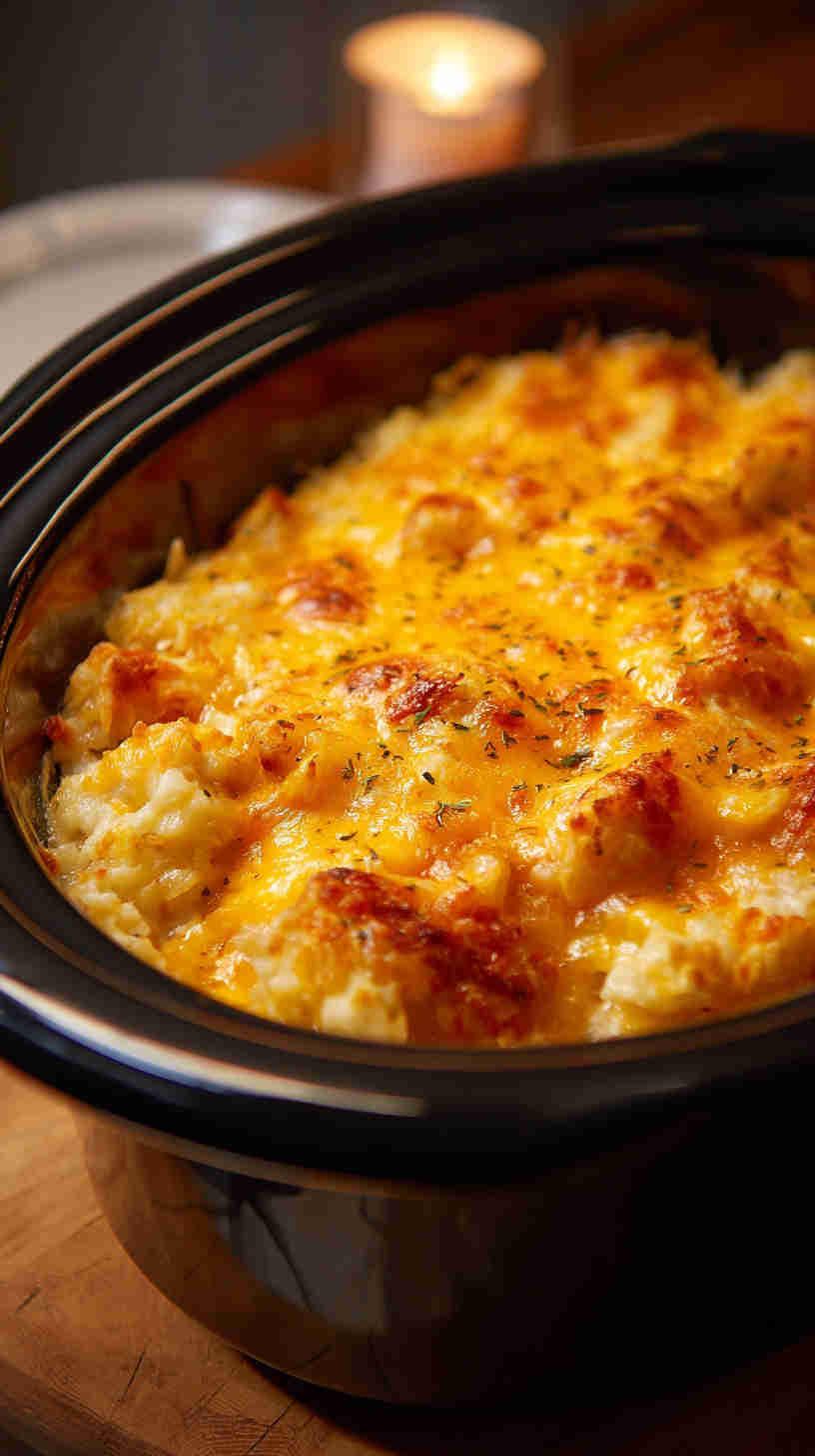 Crockpot Cheesy Hashbrown Casserole