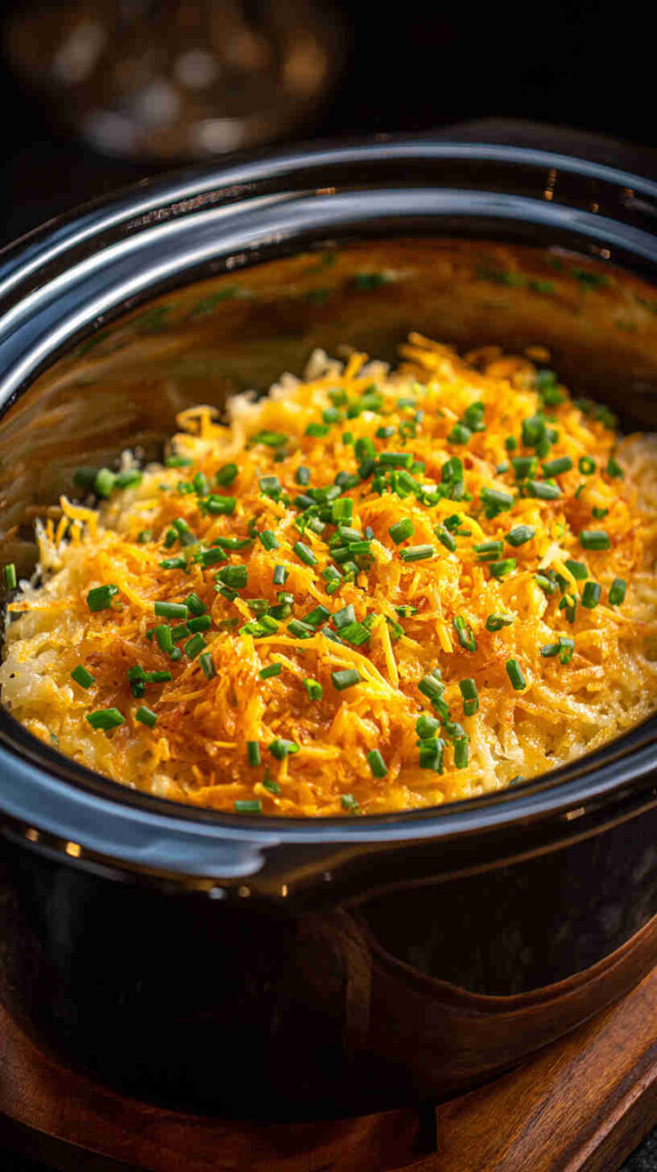 Crockpot Cheesy Hashbrown Casserole