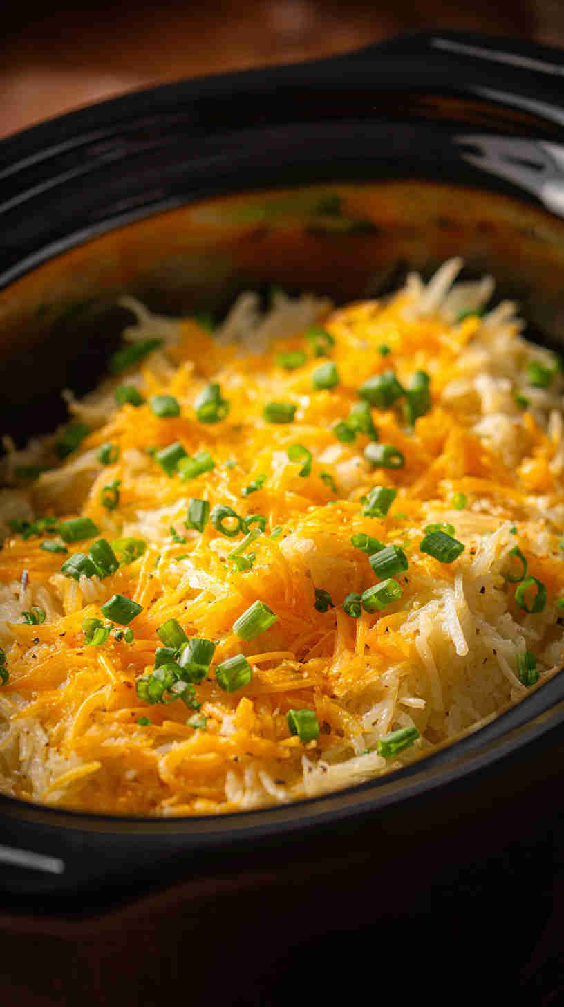 Crockpot Cheesy Hashbrown Casserole
