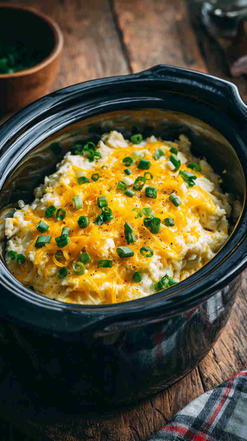 Crockpot Cheesy Hashbrown Casserole