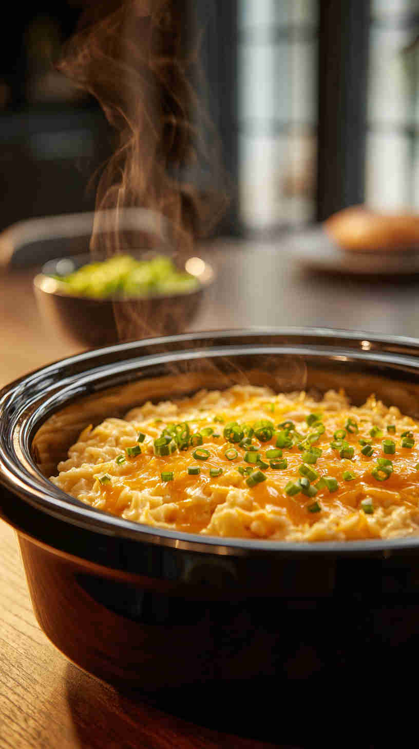 Crockpot Cheesy Hashbrown Casserole