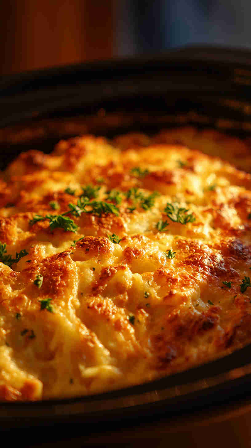 Crockpot Cheesy Hashbrown Casserole
