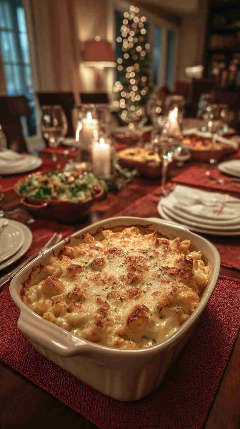 Crockpot Chicken Alfredo Bake