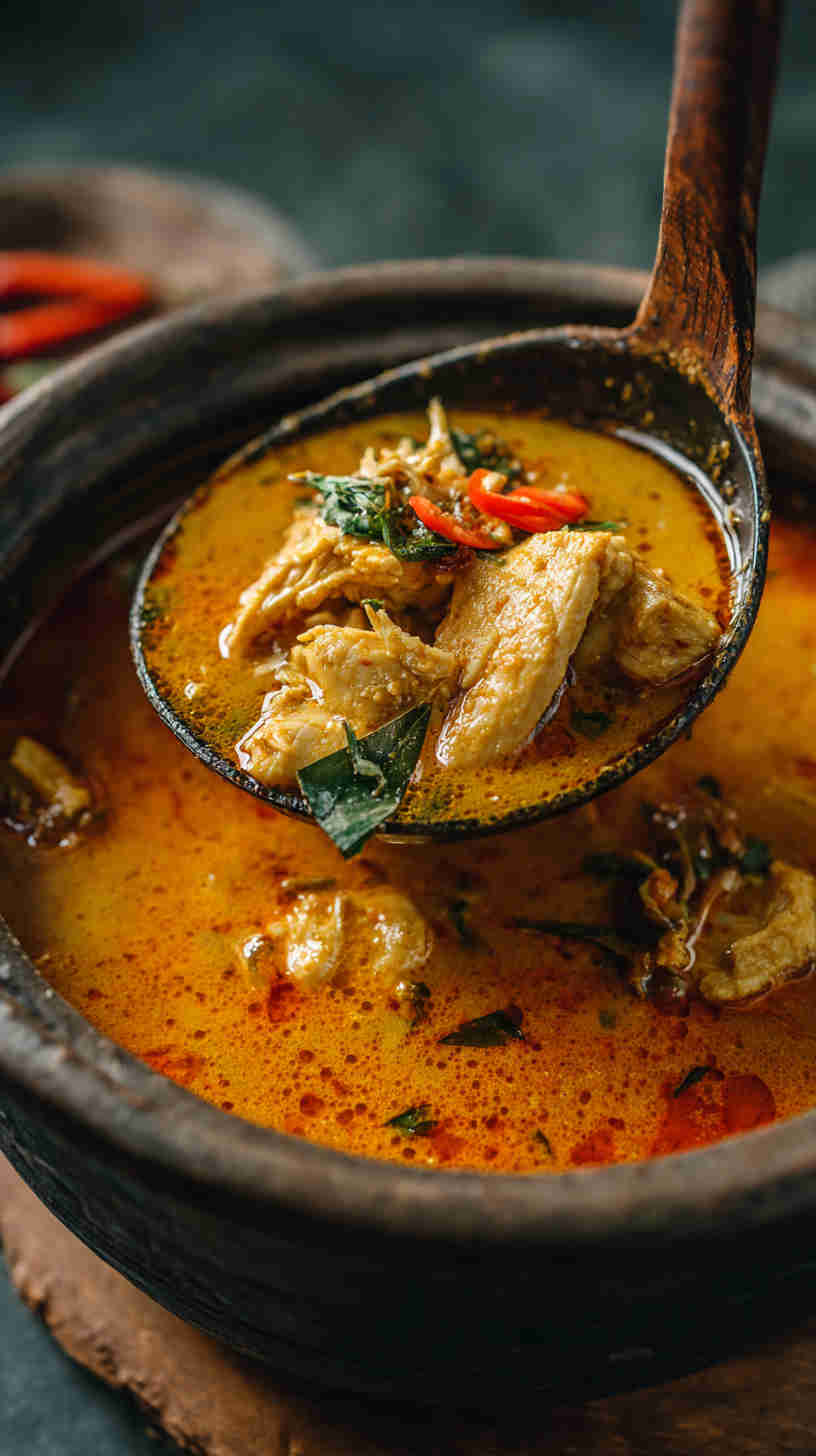 Crockpot Chicken Curry with Coconut Milk
