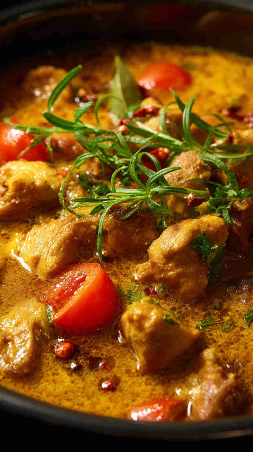 Crockpot Chicken Curry with Coconut Milk