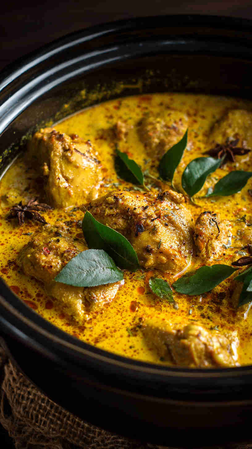 Crockpot Chicken Curry with Coconut Milk