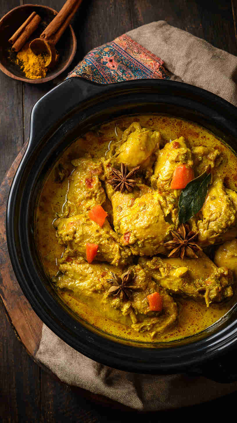 Crockpot Chicken Curry with Coconut Milk