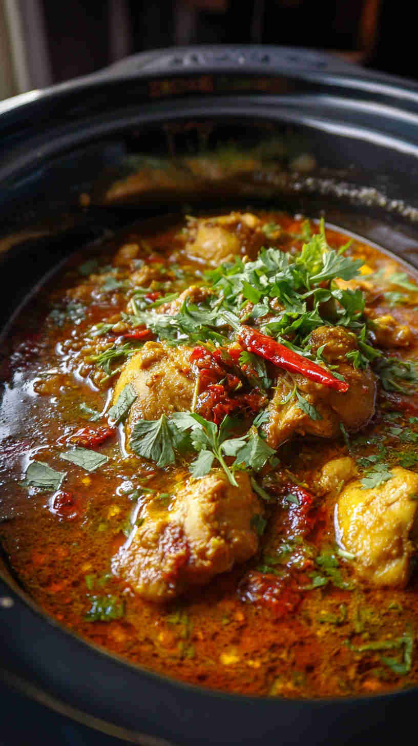 Crockpot Chicken Curry with Coconut Milk