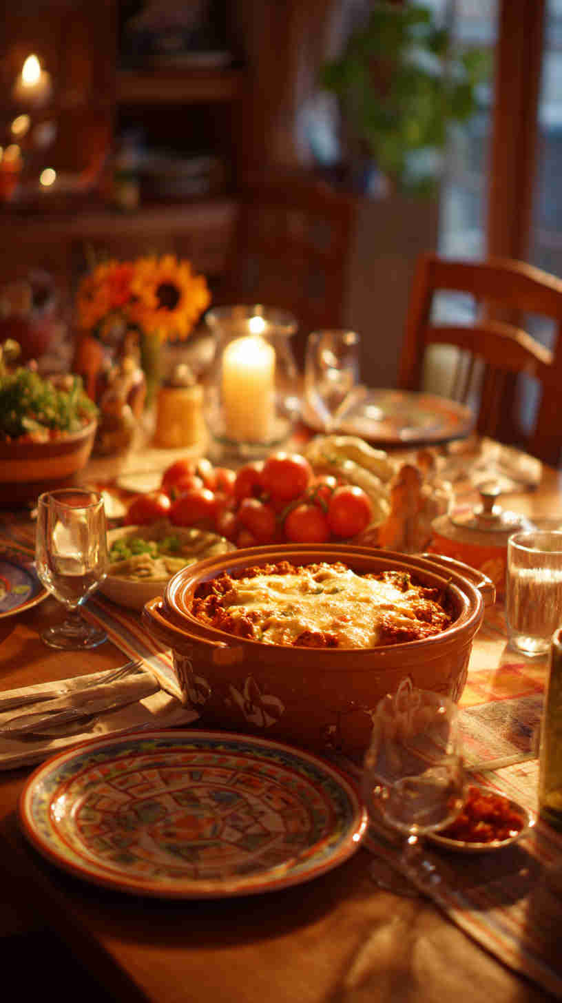 Crockpot Chicken Enchilada Casserole