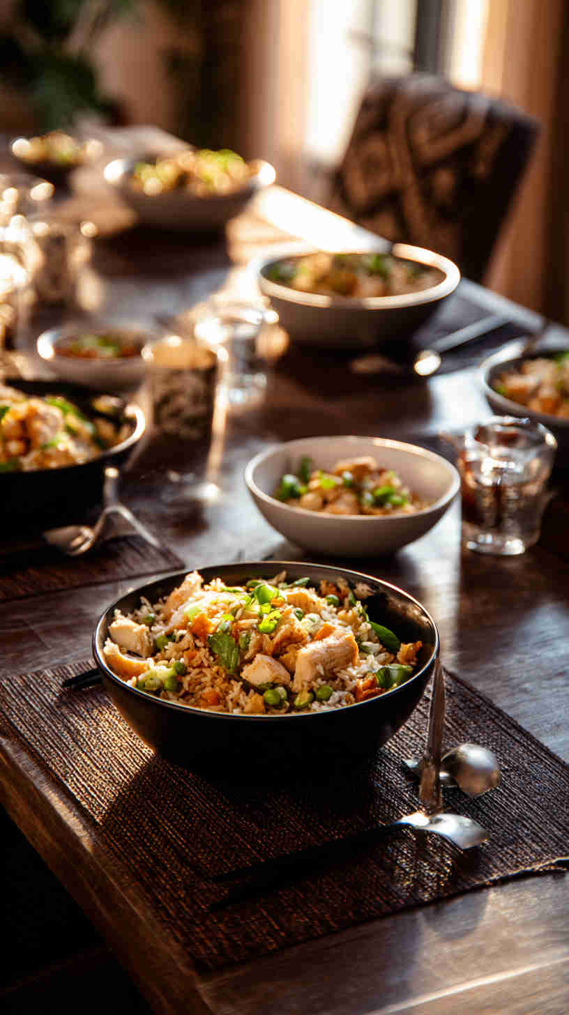 Crockpot Chicken Fried Rice