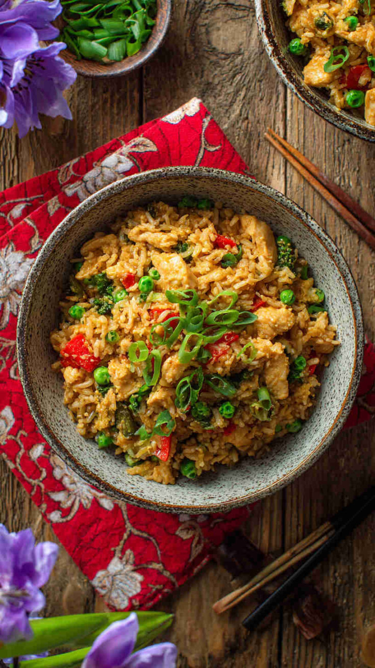 Crockpot Chicken Fried Rice