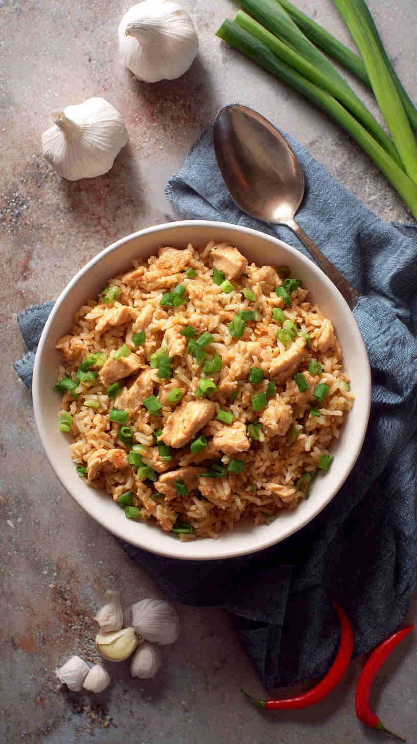 Crockpot Chicken Fried Rice