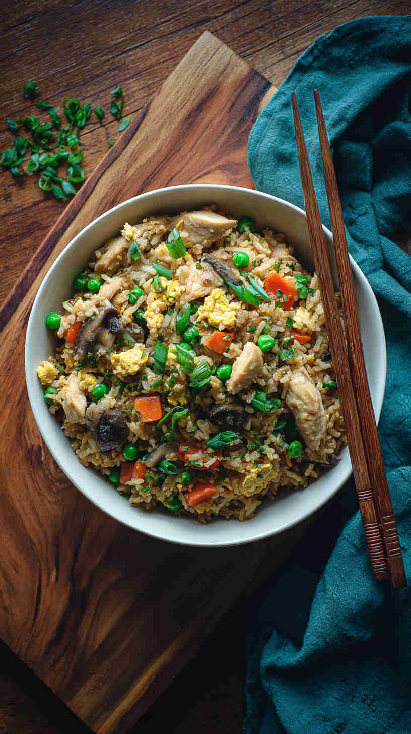 Crockpot Chicken Fried Rice