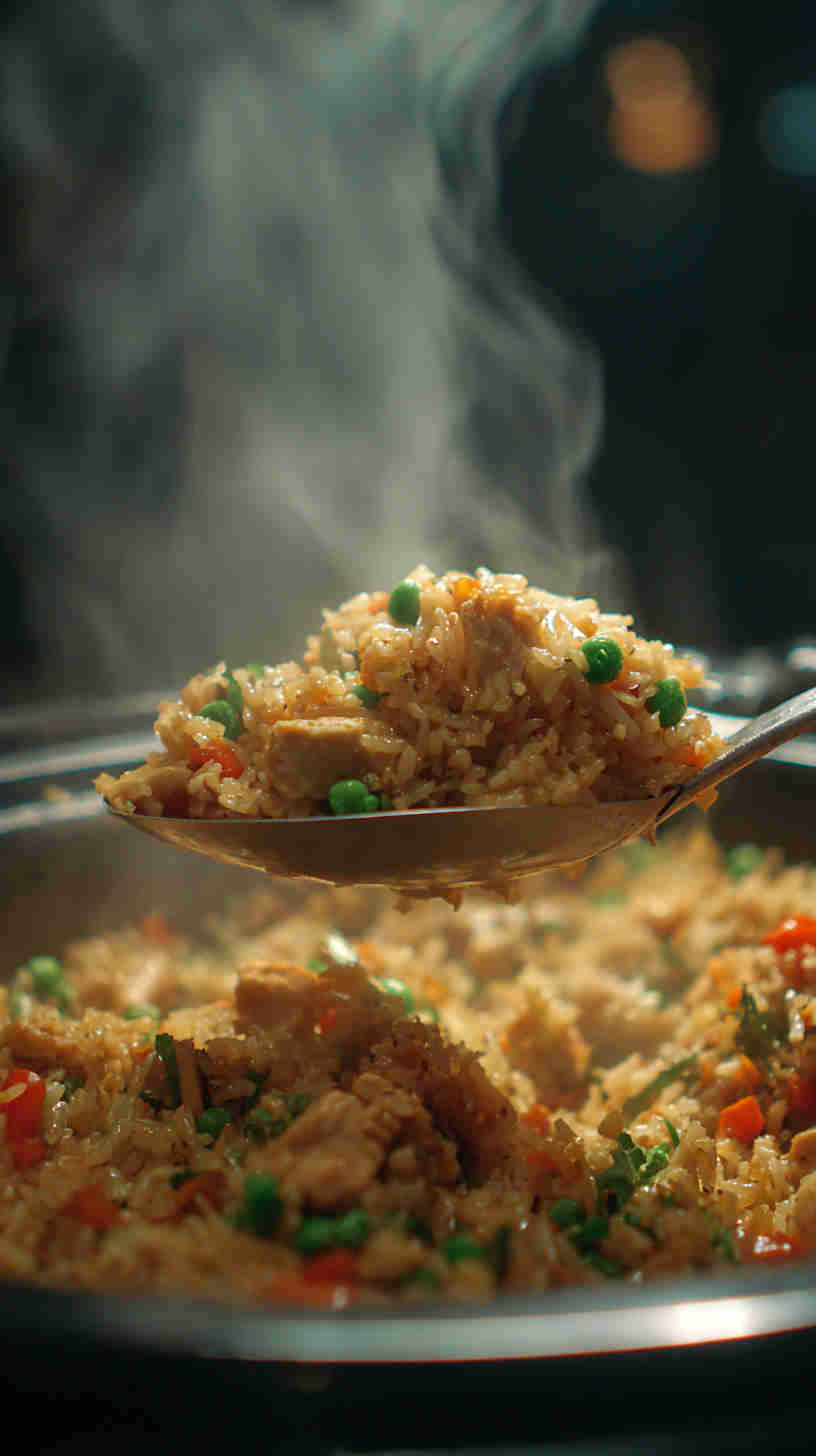 Crockpot Chicken Fried Rice