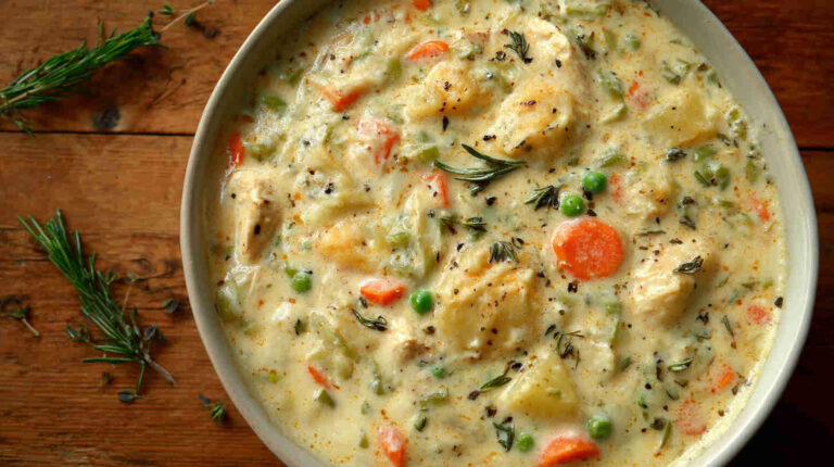 Crockpot Chicken Pot Pie Filling