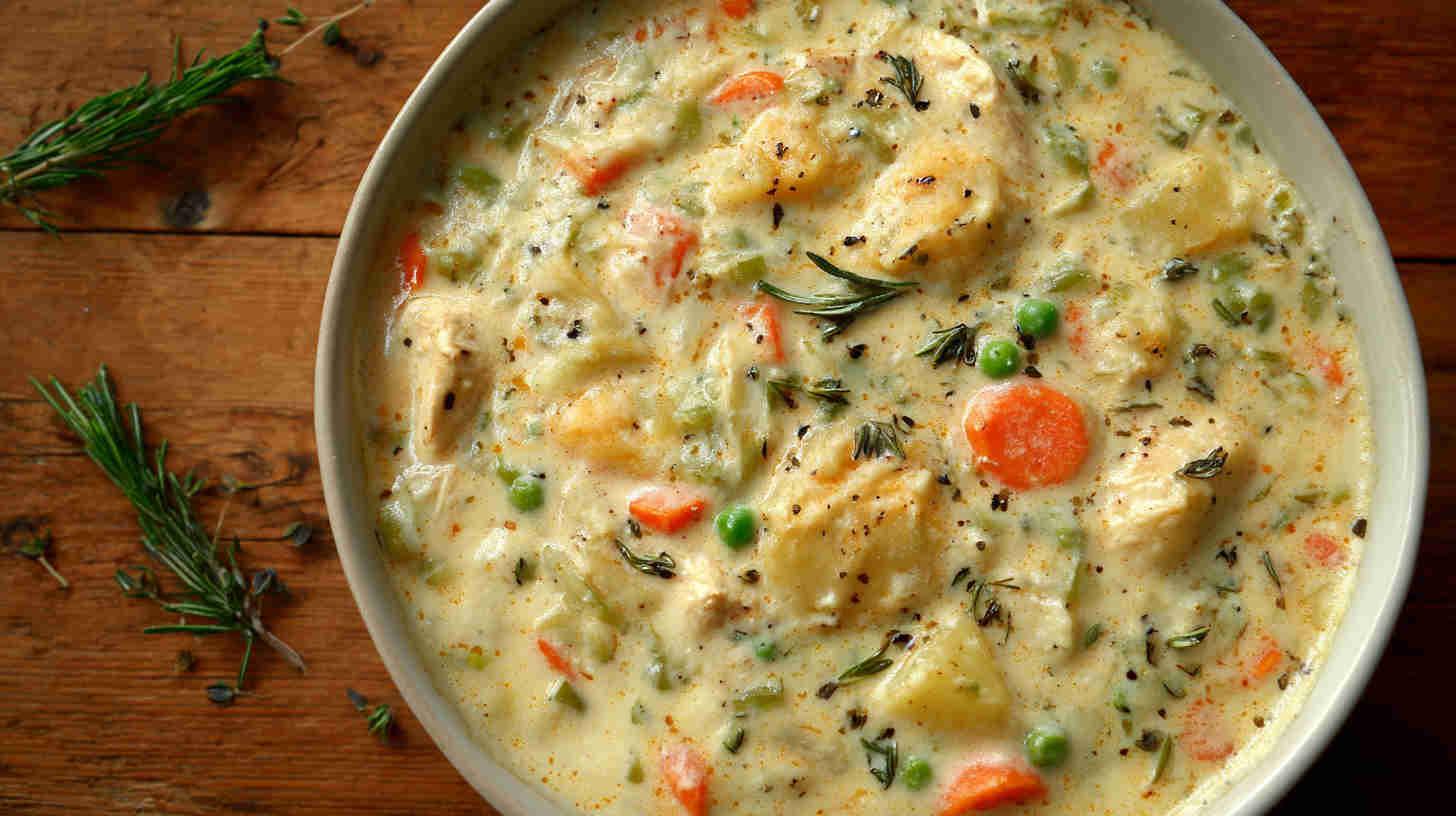 Crockpot Chicken Pot Pie Filling