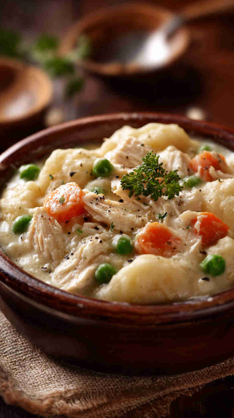 Crockpot Chicken Pot Pie Filling