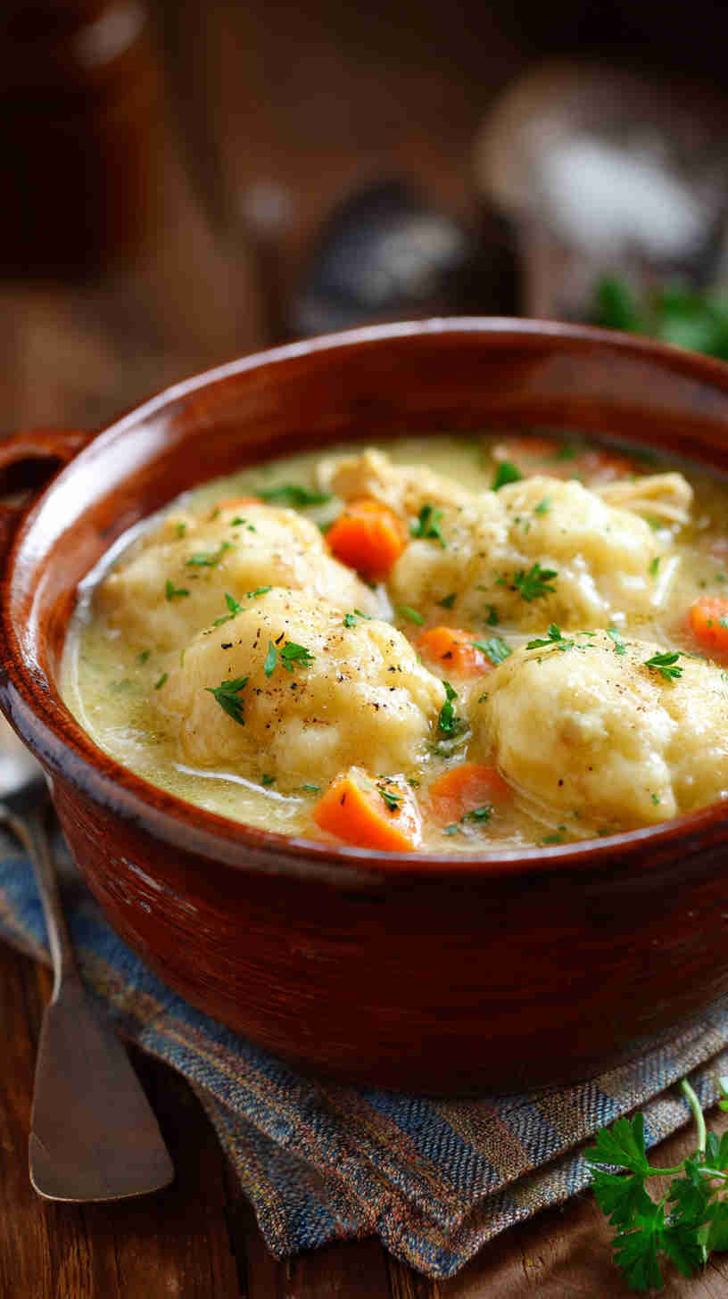 Crockpot Chicken and Dumplings