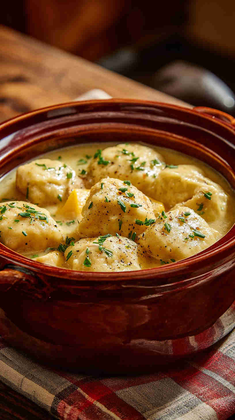 Crockpot Chicken and Dumplings