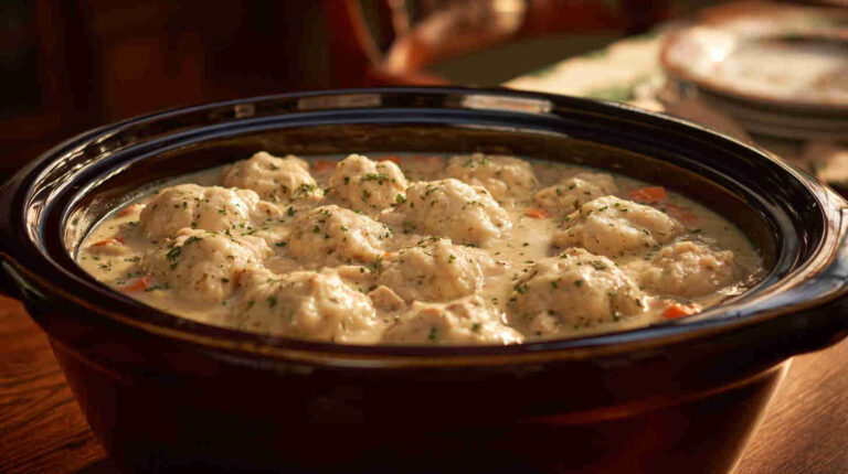 Crockpot Chicken and Dumplings