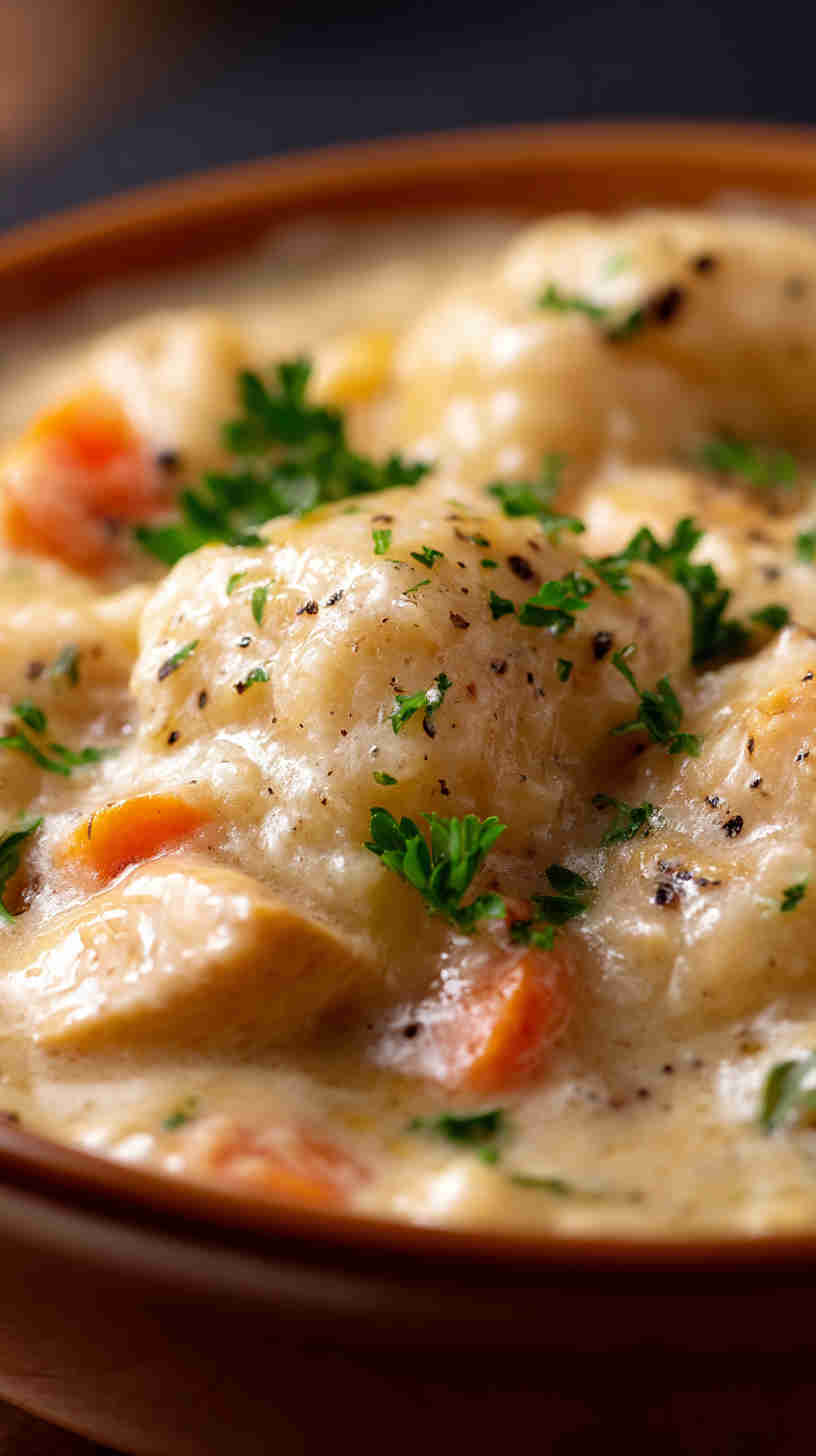 Crockpot Chicken and Dumplings