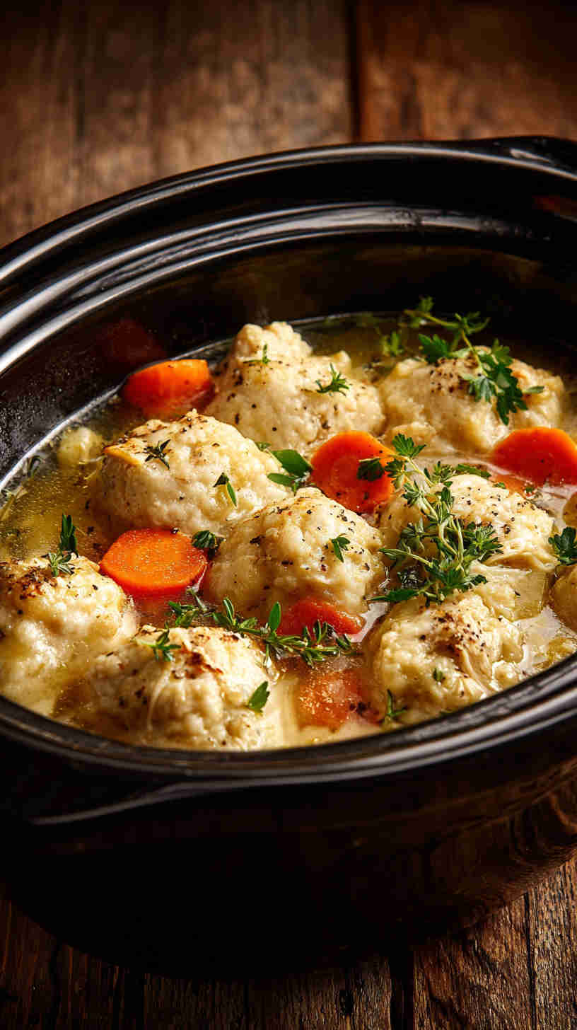 Crockpot Chicken and Dumplings