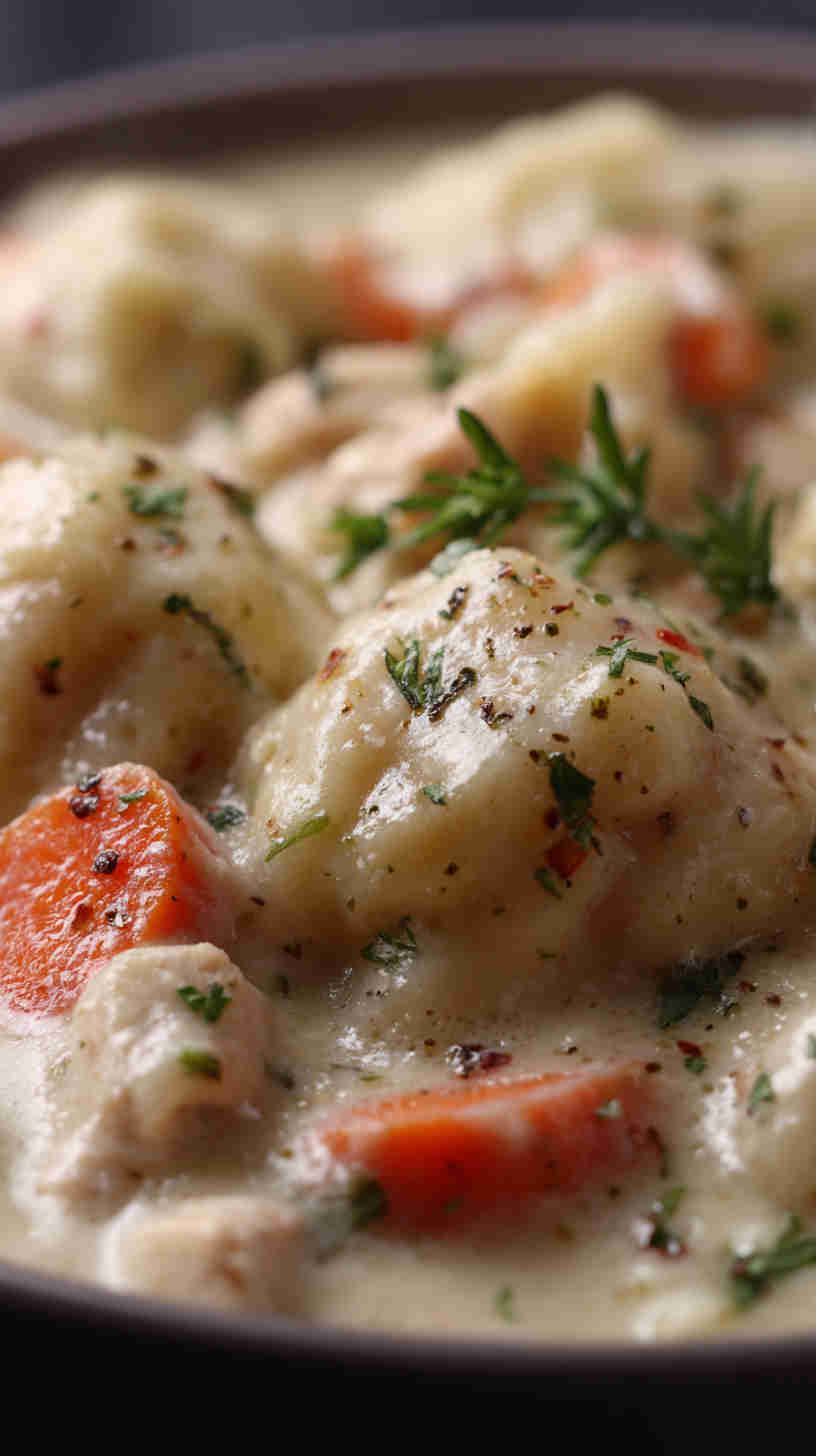 Crockpot Chicken and Dumplings