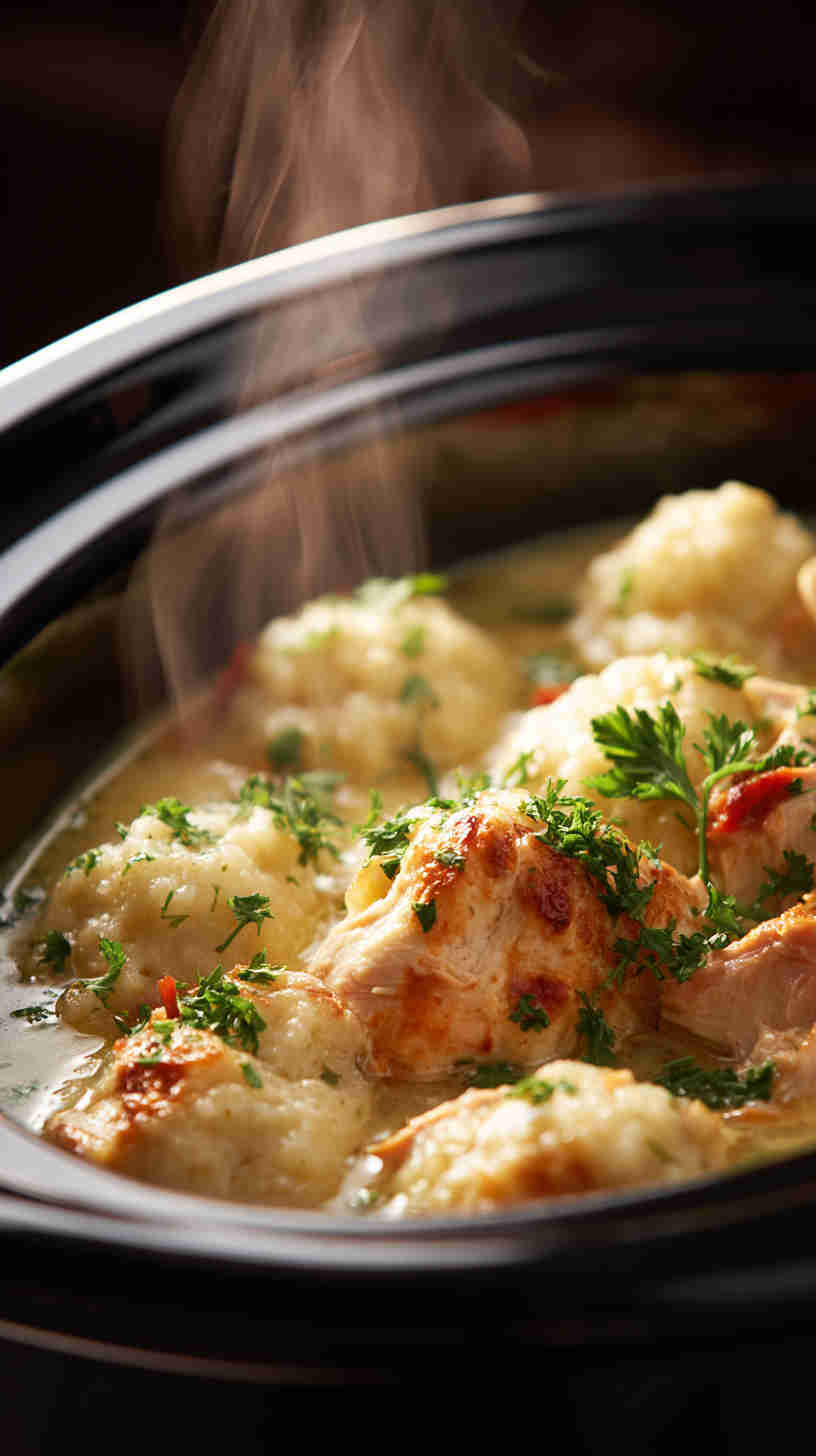 Crockpot Chicken and Dumplings
