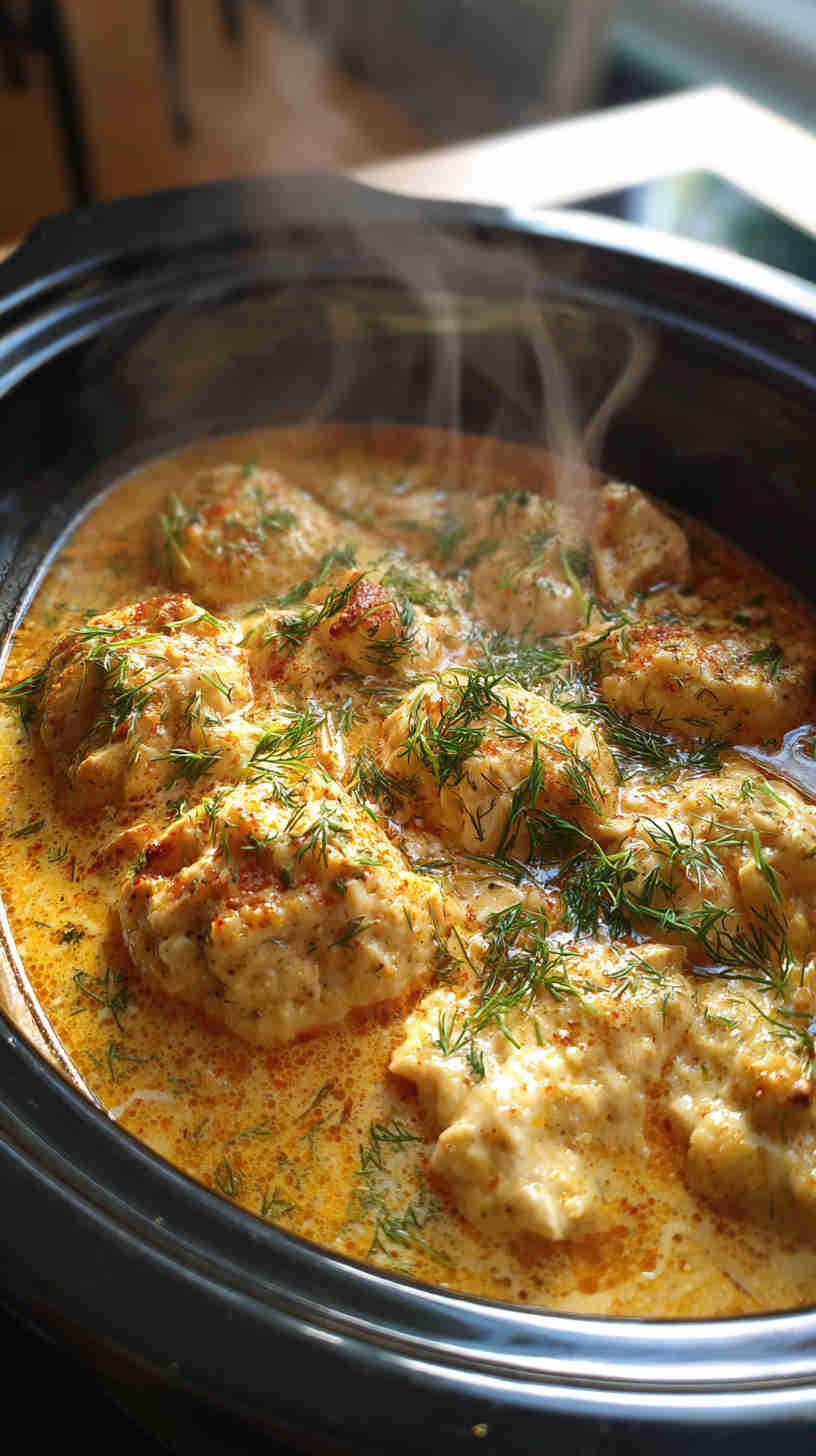 Crockpot Chicken and Dumplings