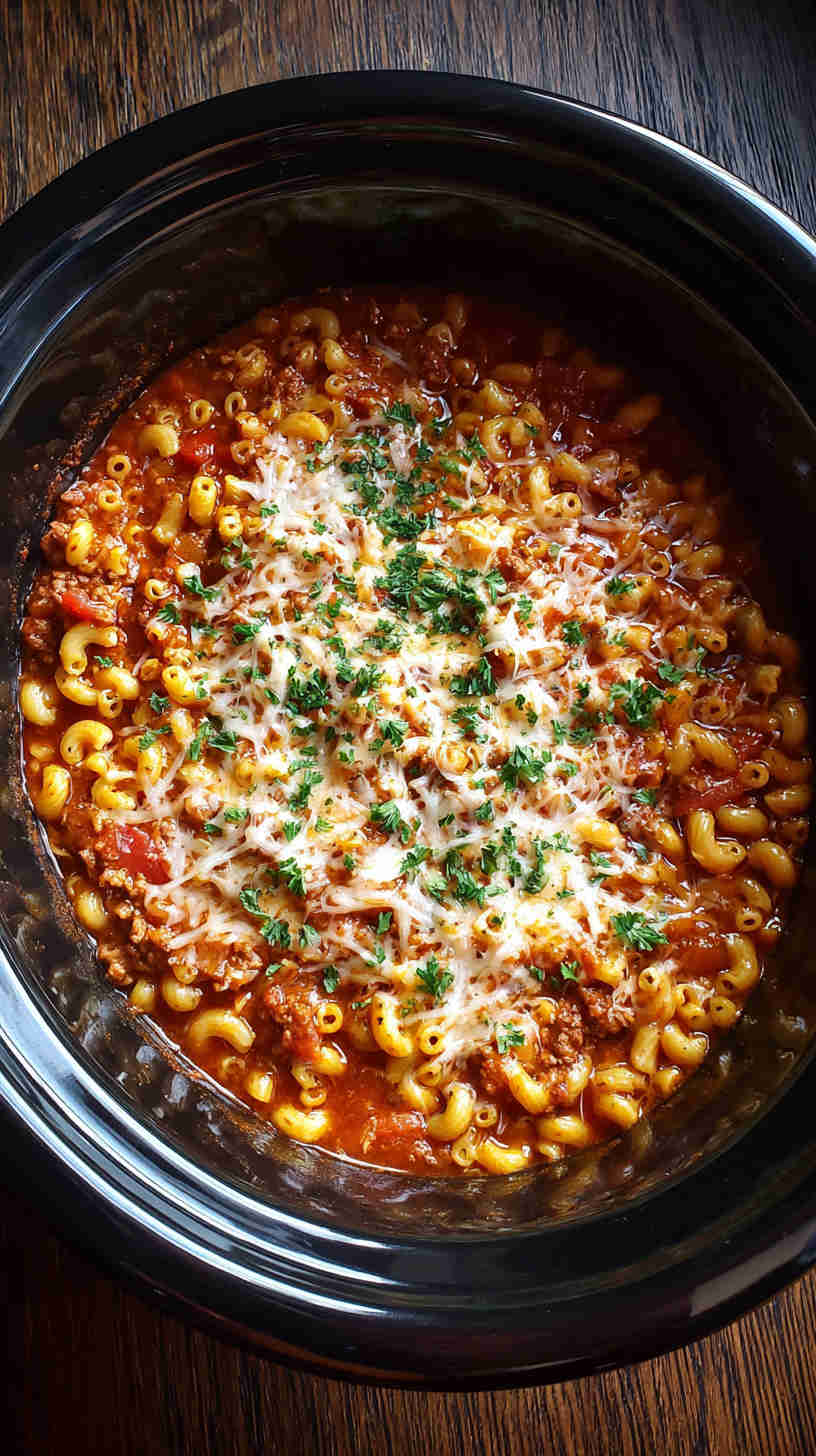 Crockpot Chili Mac