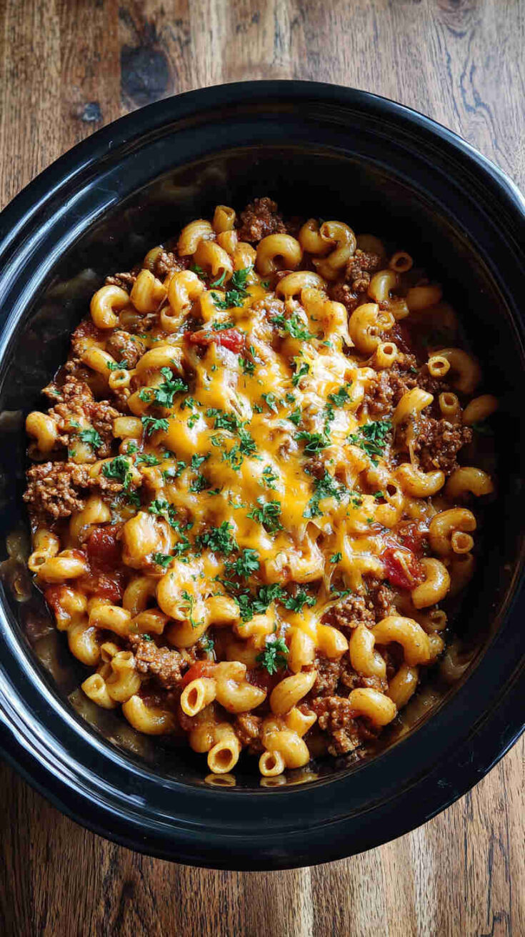 Crockpot Chili Mac
