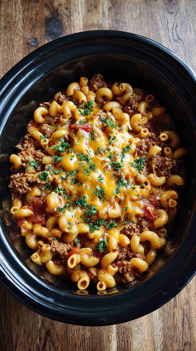 Crockpot Chili Mac