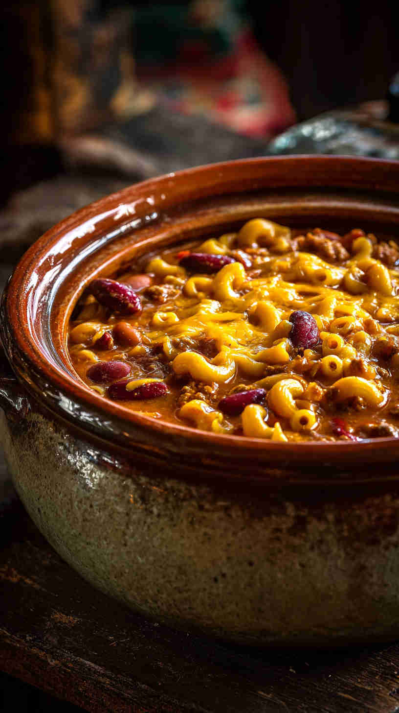 Crockpot Chili Mac