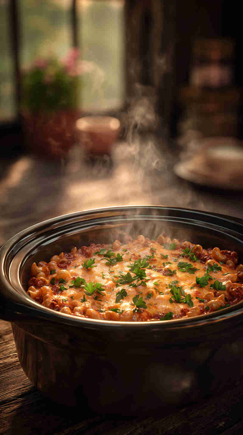 Crockpot Chili Mac
