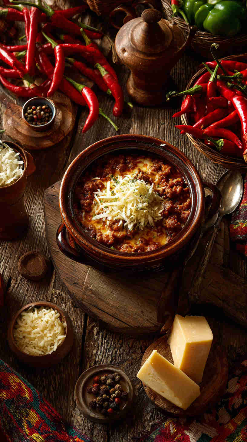 Crockpot Chorizo and Pepper Jack Breakfast Casserole