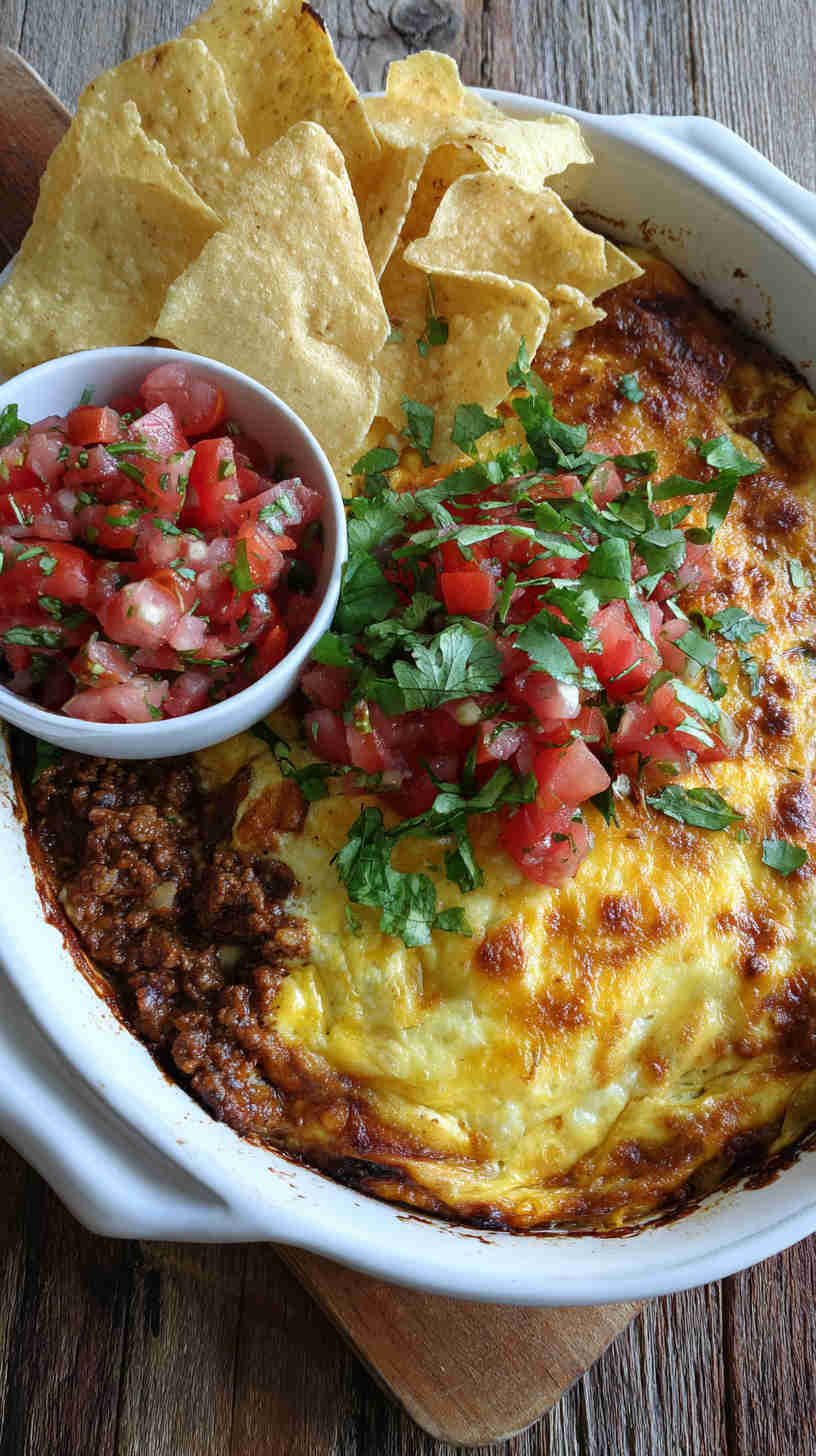 Crockpot Chorizo and Pepper Jack Breakfast Casserole