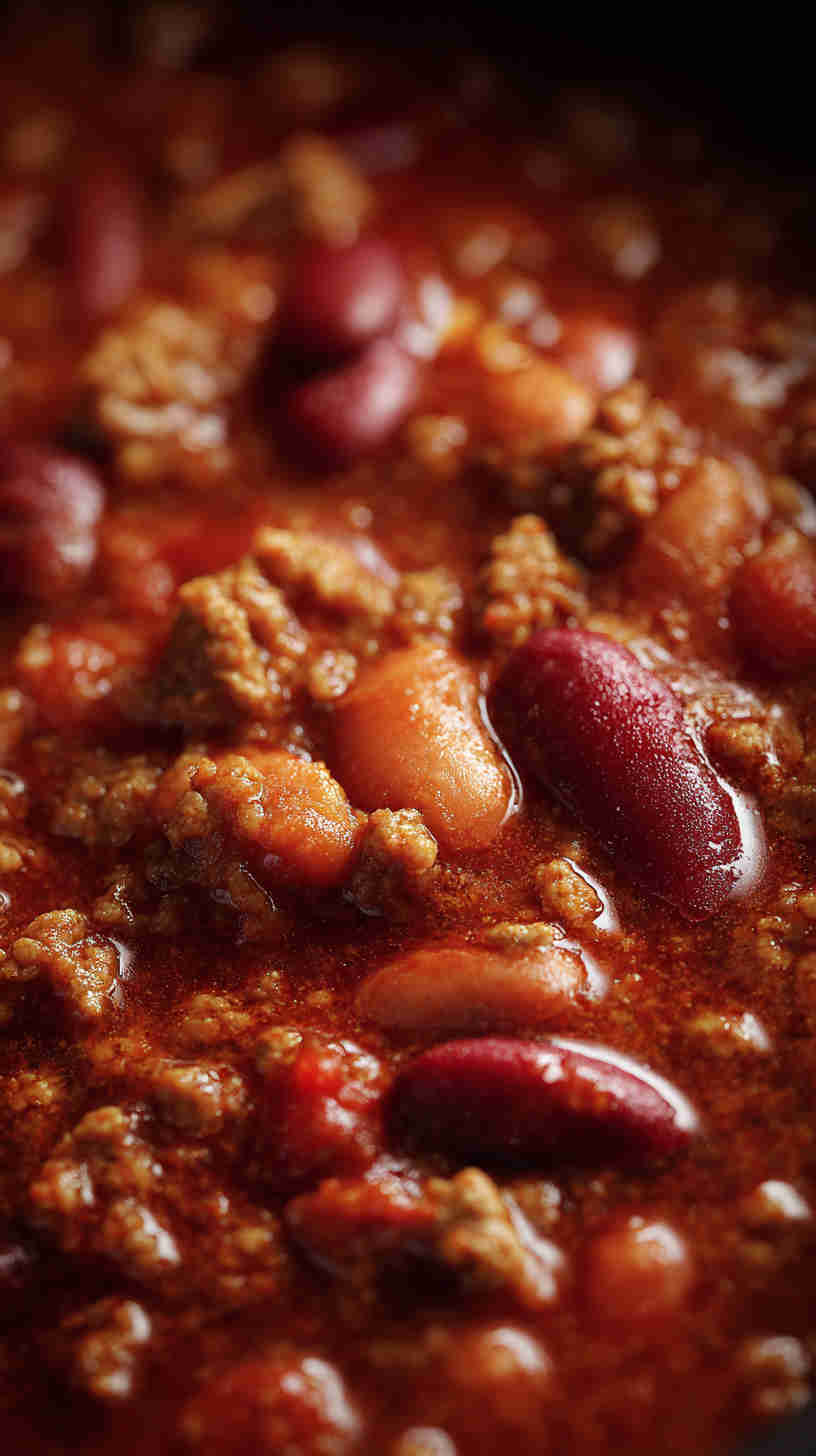 Crockpot Classic Beef and Bean Chili
