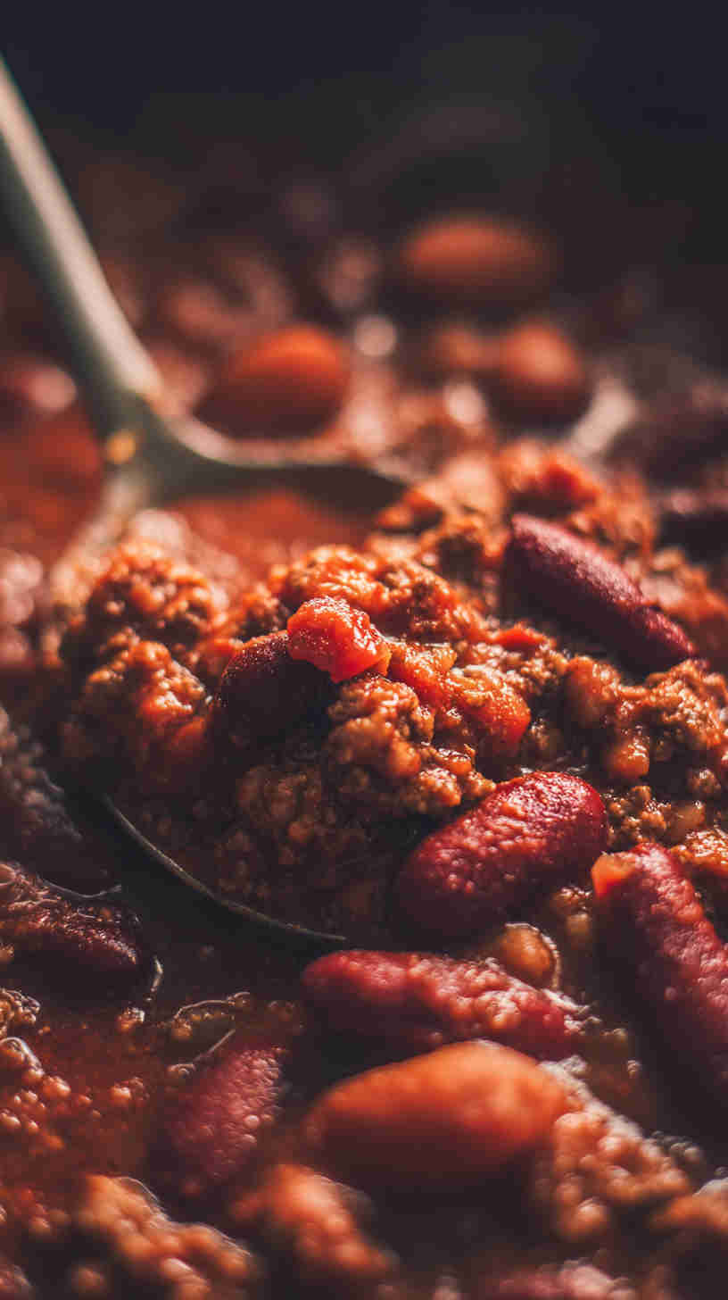 Crockpot Classic Beef and Bean Chili