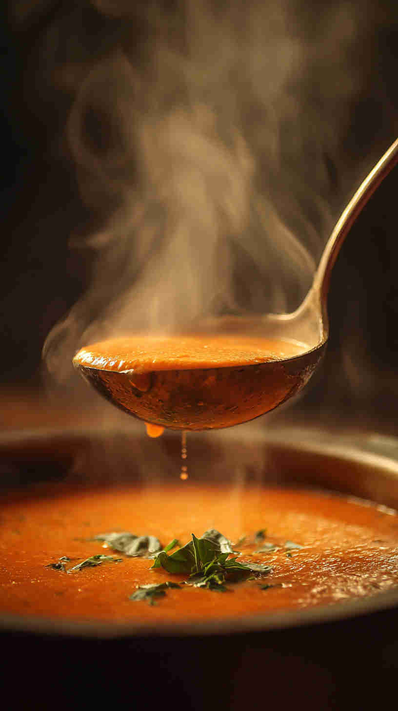Crockpot Creamy Tomato Basil Soup