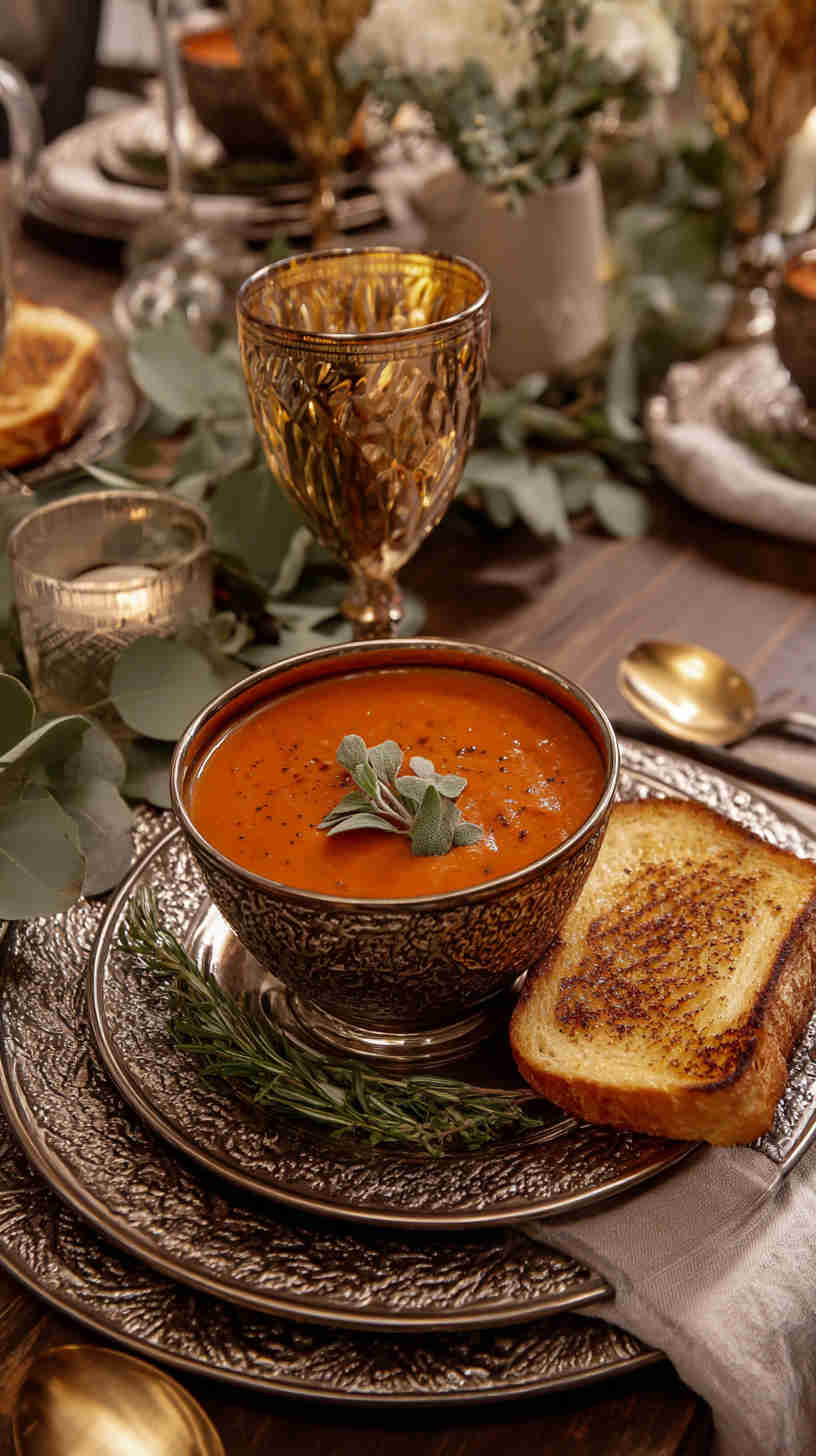 Crockpot Creamy Tomato Basil Soup