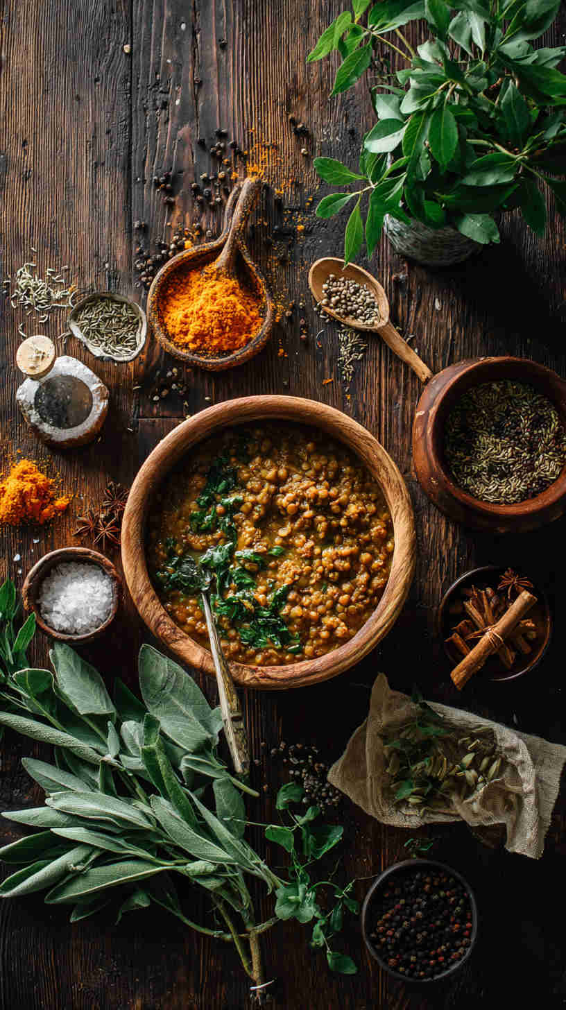 Crockpot Curried Lentils with Rice