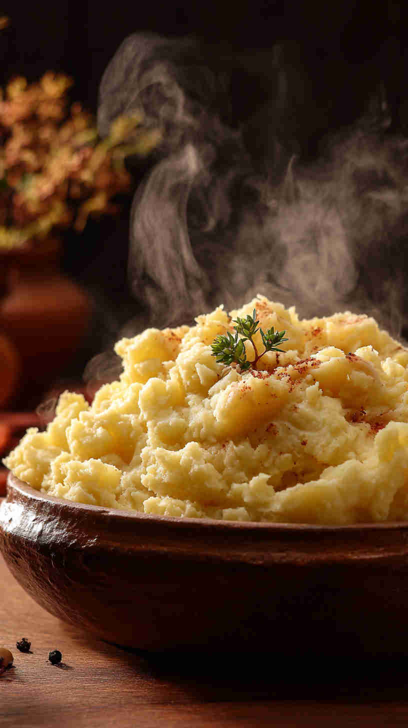 Crockpot Garlic Mashed Potatoes