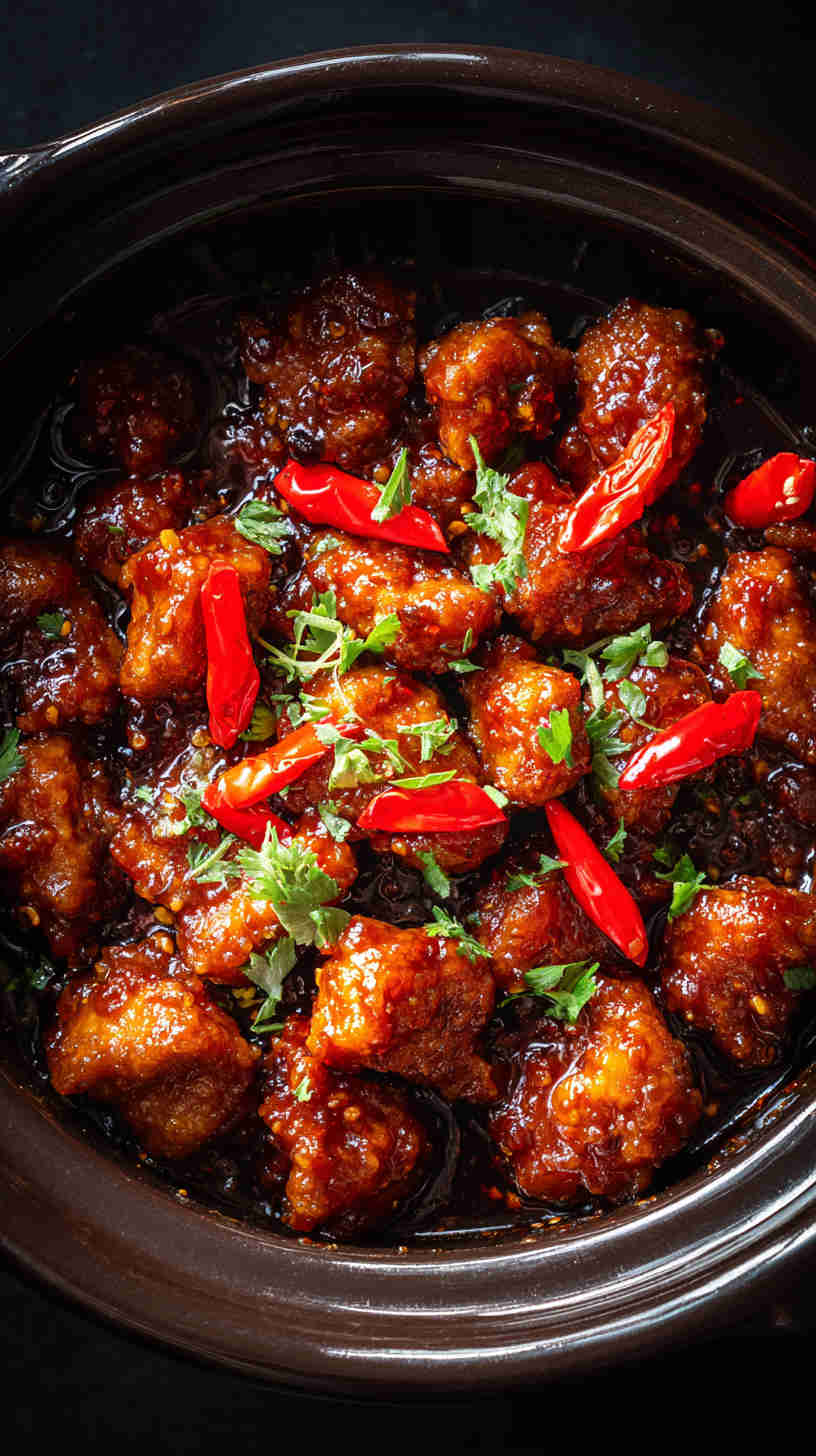 Crockpot General Tso's Chicken