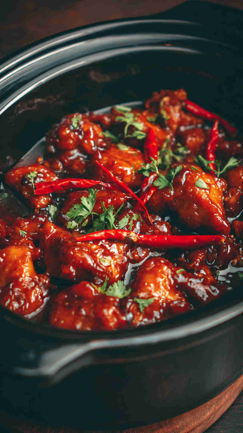 Crockpot General Tso's Chicken