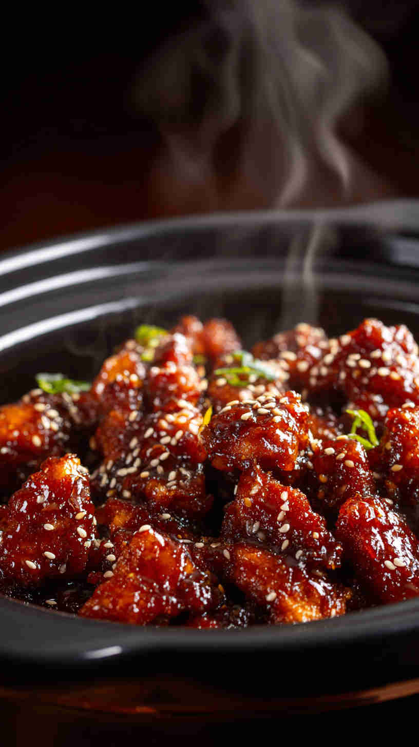 Crockpot General Tso's Chicken
