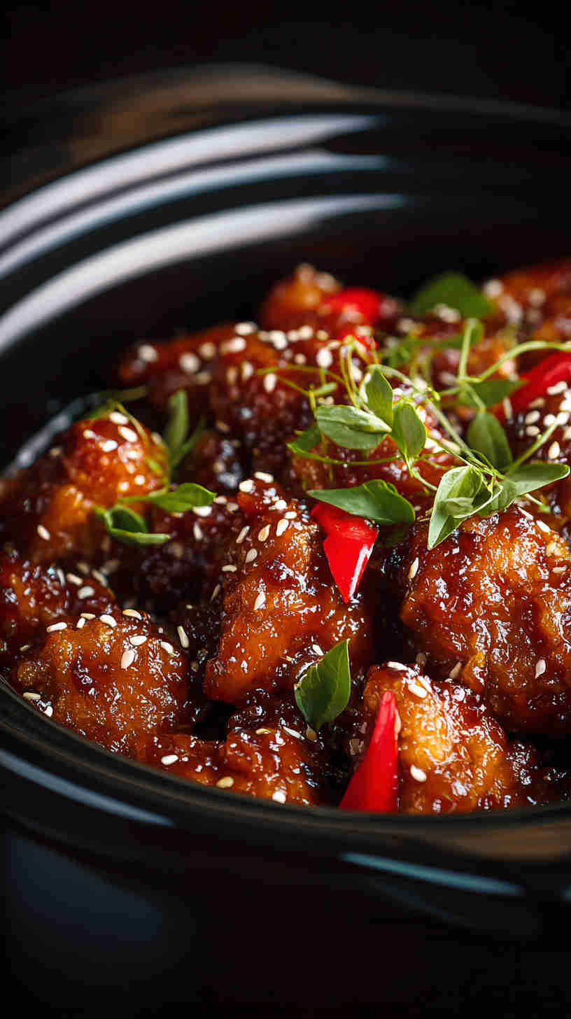 Crockpot General Tso's Chicken