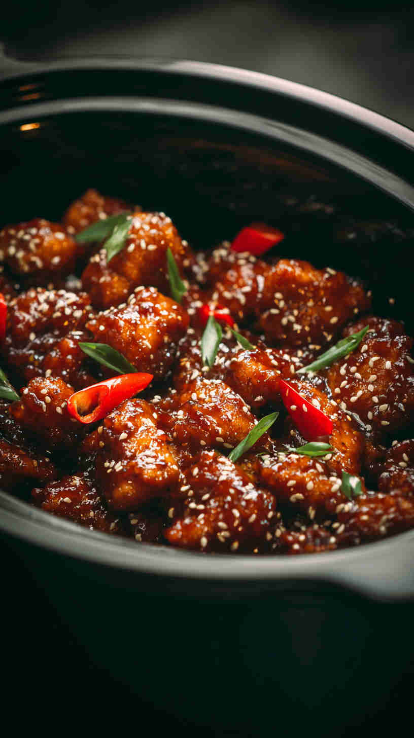 Crockpot General Tso's Chicken