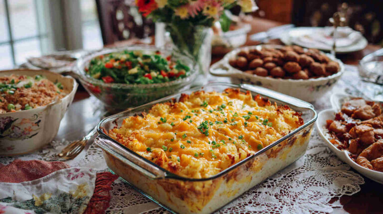 Crockpot Hash Brown and Cheese Breakfast Casserole